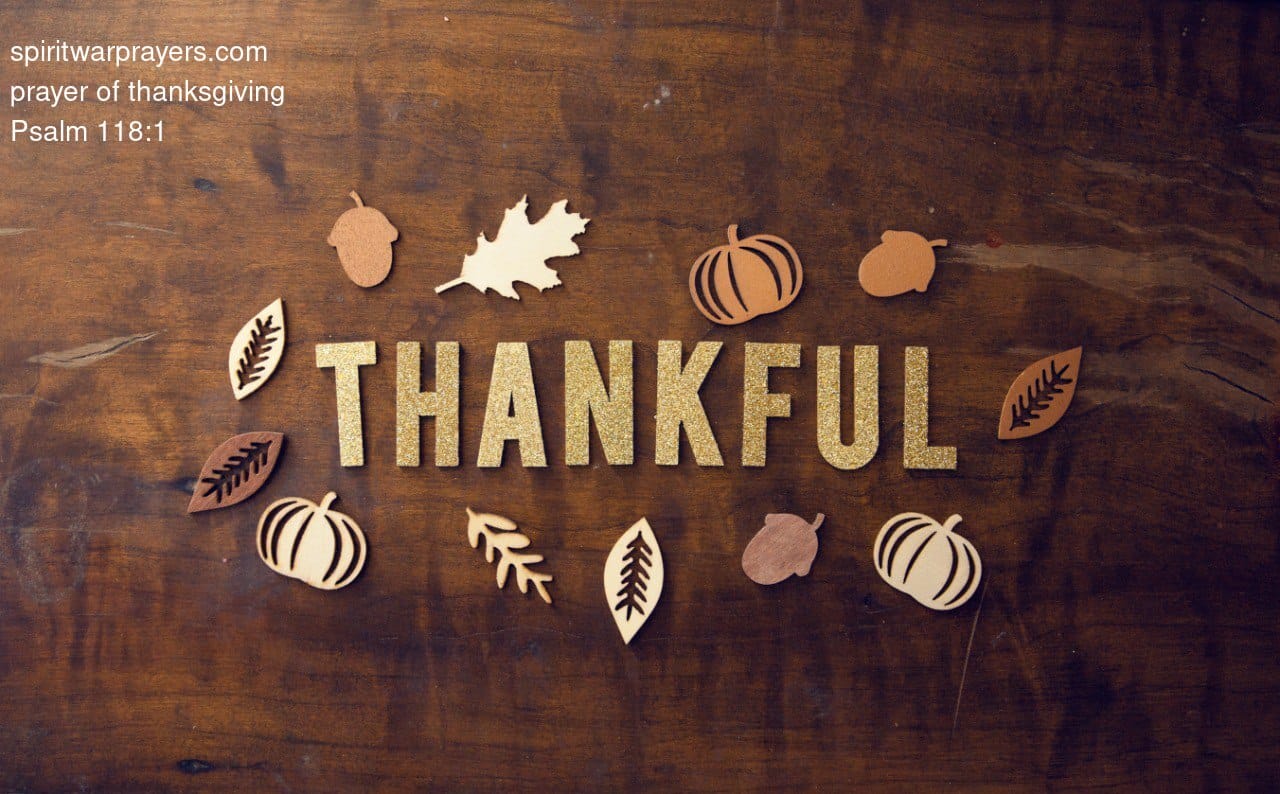 Prayer of Thanksgiving
